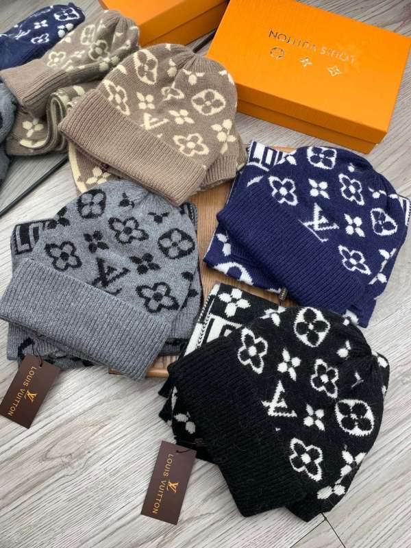 LV Scarf Hat hm01